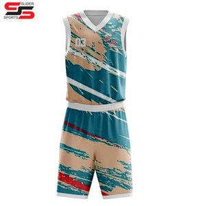 Maillots de basket-ball d'été respirants à impression numérique pour universités, prix raisonnable, designs et combinaisons de couleurs personnalisables pour équipes - Product Image 5