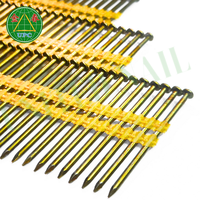 Wholesale Priced 21 Degree Plastic Strip Framing Nails with Smooth/Screw Shank for Pneumatic Strip Nailer From Vietnam Factory