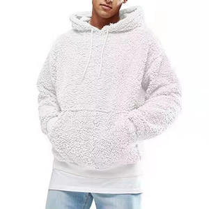 Sudadera con capucha de manga corta de algodón tejido para hombre de alto rendimiento, logotipo personalizado, patrón sólido transpirable, cordón, técnica teñida lisa - Product Image 1