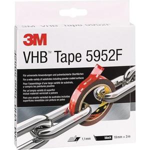 เทปติดตั้ง 3M VHB สีดำ 3M 3M ขนาด 19 มม. x 3 ม. กาวเหนียวแน่นสำหรับงานติดตั้ง - Product Image 1
