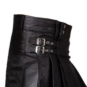 Kilt en cuir pour hommes de conception personnalisée professionnelle Kilt traditionnel en cuir de qualité supérieure pour hommes à vendre - Product Image 6