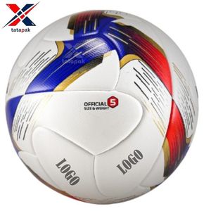 Ballon de football d'entraînement professionnel, taille 5, léger, résistant à l'eau, impression de logo personnalisé, approvisionnement direct d'usine - Product Image 2