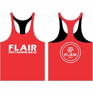 เสื้อกล้ามผู้ชายแห้งเร็วเสื้อผ้าฟิตเนสสีตามสั่งสำหรับสตรีทผ้าถักแบบถักไซส์พิเศษ - Product Image 3