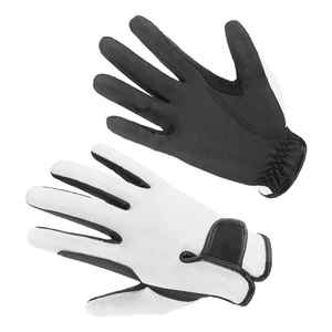 Guantes de equitación ecuestre duraderos con tela transpirable y correa de muñeca ajustable para sesiones de entrenamiento y equitación - Product Image 2