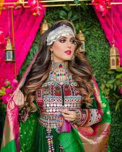 ชุดเดรส Afghan kuchi สำหรับผู้หญิงใส่ในงานแต่งงานและปาร์ตี้สไตล์เรียบง่ายมีซิปสำหรับตกแต่ง2025 - Product Image 2