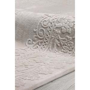 Tapis d'intérieur Elkenz 7559 beige moderne Netline Home Depot, 100% acrylique, anti-peluches, facile à nettoyer, durable pour la chambre à coucher, le bureau, les enfants - Product Image 1