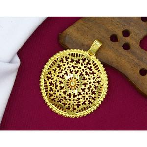 Pendentif breloques dubai indien à la mode plaqué or pendentif ensemble de bijoux de mode bijoux pendentif - Product Image 3