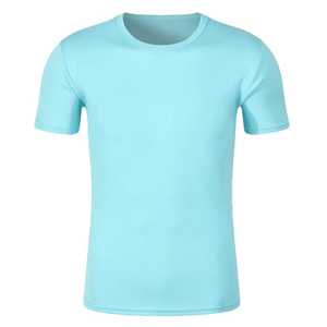 เสื้อยืดผู้ชายแบบสลิมฟิต ปักลาย 3 มิติ ผ้าถัก 100% โพลีเอสเตอร์ แห้งเร็ว ไม่เป็นขุย น้ำหนัก 180 กรัม สำหรับเล่นกีฬา รับสกรีนลายตามสั่ง - Product Image 4