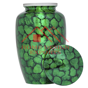 Urnes en métal fini bleu foncé 2025 meilleure vente urnes en métal faites à la main de luxe pot de cendres - Product Image 6