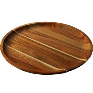 Bandeja rectangular de madera para servir, con asas laterales, estilo rústico, para cortar queso - Product Image 1