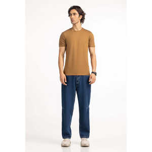 T-shirts en coton biologique 100% coupe ajustée, coupe slim, t-shirt uni pour le fitness, teinture unie, poids du tissu 200 grammes, 305MN-TS-SS25 - Product Image 6