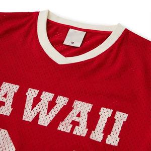 Venta al por mayor de camisetas de baloncesto con logotipo personalizado para hombre serigrafía tejido de poliéster 100% transpirable antibacteriano ropa corta - Product Image 3