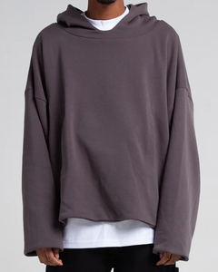 Sweats à capuche pour hommes personnalisés tendance 2026, coupe classique, 100 % coton, vêtements streetwear d'hiver pour les boutiques et les marques, entièrement personnalisés en gros - Product Image 4