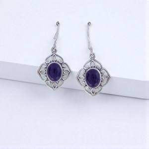 แหวนพลอยหรูหราใน925เงินสเตอร์ลิง925เครื่องประดับเงิน - Product Image 3