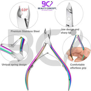ที่ตัดหนังกำพร้าสแตนเลส พร้อมด้ามจับกันลื่น ใบมีดโค้ง ปากกว้าง ทนทานและใช้งานได้อย่างมืออาชีพ สำหรับนิ้วมือและนิ้วเท้า - Product Image 4