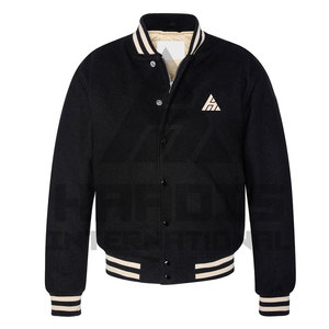 Men's <b>Varsity</b> College <b>Jackets</b> Wholesale Blank <b>Varsity</b> <b>Jackets</b> Custom Logo <b>Plain</b> Letterman <b>Varsity</b> <b>Jacket</b> for Men - Product Image 1