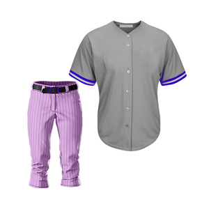 Uniforme de béisbol de diseño personalizado de Material duradero para equipo, uniforme de ropa de béisbol de alta calidad con logotipo personalizado - Product Image 2
