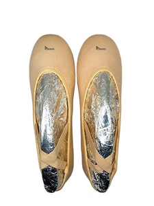 Chaussons de ballet personnalisés en toile à semelle fendue, légers et flexibles, pour la pratique et la performance, unisexe, OEM ODM - Product Image 1