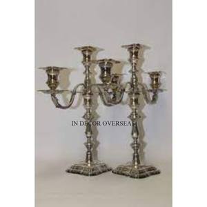 <b>Purple</b> Color Powder Coated Excellent Quality Metal Stylish Designer Candelabra Wedding Centerpiece <b>Decoration</b> In Lowest Price - Product Image 4