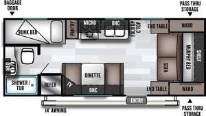 Usado 2019 Forest River Salem Cruise Lite 201B-H-X-L - Product Image 2