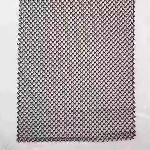 Cloison <span class=keywords><strong>d</strong></span>'écran en acier inoxydable à grille minimaliste en métal guerrier noir pour <span class=keywords><strong>rideau</strong></span> de séparation de salon <span class=keywords><strong>d</strong></span>'hôtel - Product Image 2