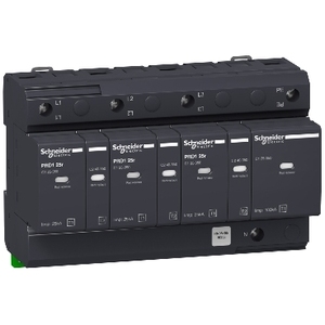 Dispositivo di Protezione da Sovratensioni Modulare PRD1 25r 3 Poli + N 350V con Trasferimento Remoto TVS SPD - Product Image 1