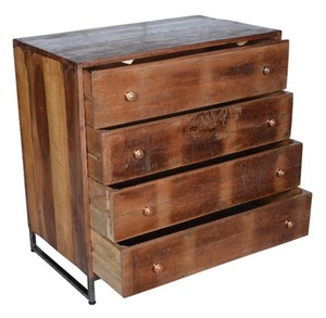 Muebles modernos y duraderos para el hogar Vern, aparador de pecho recuperado para sala de estar, comedor, dormitorio o baño, almacenamiento - Product Image 4