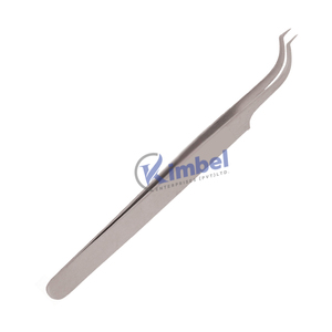 Professional Stainless Steel Lash Tweezers Pro Curved Volume Fiber <b>Tip</b> Tweezers Customized - Product Image 6