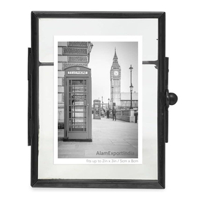 Factory Price Manufacture Product Handmade <b>Frame</b> Clear <b>Glass</b> Metal Antique Border Custom Shape Tabletop Decorative Wedding <b>Frame</b> - Product Image 4