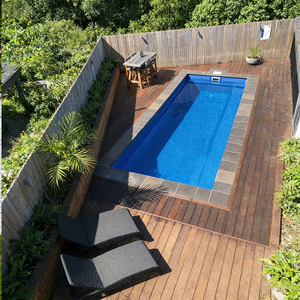 สระว่ายน้ำไฟเบอร์กลาสในพื้นดินสำหรับครอบครัว สวนหย่อม สำหรับเด็ก สปา ผลิตในประเทศจีน - Product Image 2