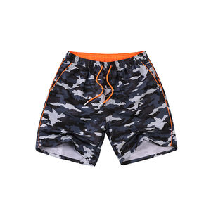 Pantalones cortos de compresión deportivos informales para hombre, éxito de ventas al por mayor, pantalones cortos de malla con diseño completo y logotipo personalizado antiarrugas - Product Image 3