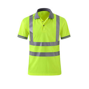 เสื้อทำงานผู้ชายแบบสั่งทำพิเศษ แขนยาว เสื้อทำงานแบบสะท้อนแสง เสื้อยืดสองสี - Product Image 6