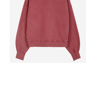 Mode col rond 100% coton hiver impression numérique Street Style unisexe pull sweat - Product Image 4