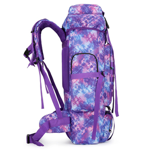 Best Quality Custom Polyester Black Unisex Casual External Frame Sports Backpack Shoe Compartment <b>Heavy</b> <b>Duty</b> Waterproof 36-57L - Product Image 2