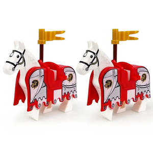 สำหรับฟิกเกอร์ม้ายุคกลางจากเลโก้ของเล่นพลาสติกทนทาน - Product Image 3