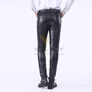 Pantalones de Cuero para Hombre, Novedad 2026, Pantalones de Cuero de Primera Calidad Personalizados a la Venta, Modelo Más Reciente - Product Image 3