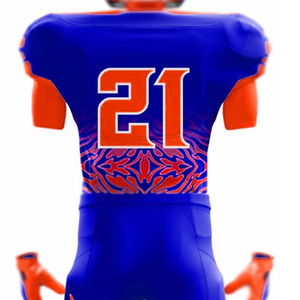 Imprimé meilleur design 100% polyester hommes portent des uniformes de football américain hauts de football américain maillot de football américain - Product Image 6