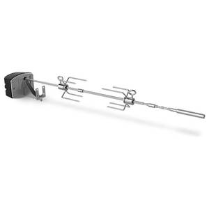 Accessoires en acier inoxydable pour <span class=keywords><strong>barbecue</strong></span> à granulés <span class=keywords><strong>Weber</strong></span> Spirit Rotisserie 80 cm pour la cuisson en extérieur, modèle 3400261 - Product Image 1