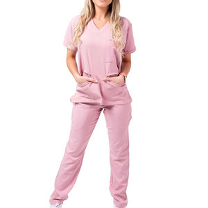 Uniformes de gommage avec logo personnalisé OEM Combinaisons de gommage confortables pour infirmière pour femmes Vêtements de travail quotidiens de haute qualité à utiliser avec un style haut de gamme - Product Image 5