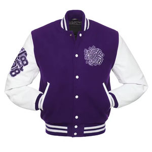 2026 <b>Cheap</b> Price High Quality Casual Wholesale <b>Men</b> Letterman <b>Jacket</b> Custom Varsity Button <b>Jacket</b> for <b>Men</b> - Product Image 5