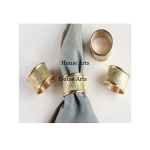 Anneaux à serviettes en aluminium au design classique, forme ronde, taille personnalisée, anneaux à papier de soie aux prix les plus bas - Product Image 4