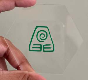 Dessous de verre ronds en acrylique transparent fait à la main de qualité supérieure pour café et thé Tapis et tampons de vaisselle élégants pour une protection ultime - Product Image 3