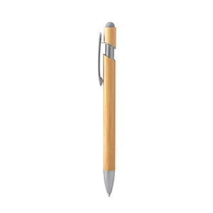 Penna Promozionale Personalizzata Elmur in Bambù con Punta a Sfera - Product Image 2