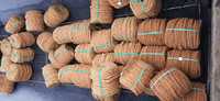Corde en fibre de coco 100% naturelle, design classique, pour usage au sol, différentes tailles, fabricant vietnamien