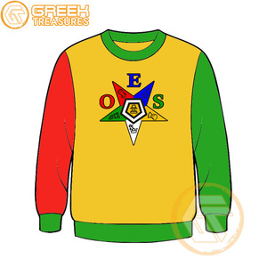 Commande personnalisée de l'étoile de l'Est sweat-shirt brodé en molleton de coton pull de haute qualité vêtements grecs OES sweat-shirts - Product Image 1