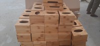 Boîte à serviettes en papier bambou fabriqué au Vietnam, écologique et Durable, haute qualité, prix d'usine, Service OEM
