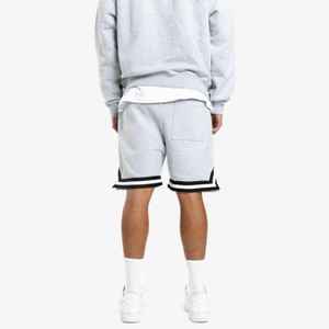 กางเกงขาสั้นผ้าฝ้ายของผู้ชายสำหรับออกกำลังกายผ้าฟลีซเทอร์รี่และผ้าลูกฟูกผ้าลูกฟูกสไตล์ลำลองผลิตตามสั่งแบบ2025 - Product Image 3