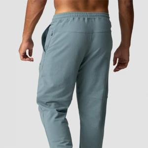 กางเกงจ็อกเกอร์ขนแกะอุ่นเอวปานกลางของผู้ชายเสื้อผ้านุ่มสบายสำหรับยิมลำลอง - Product Image 2