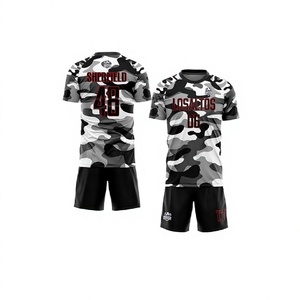 Popular 100% <b>Polyester</b> Custom Sublimation Sleeveless Soccer Jersey High Quality Football Uniform for Men with 140g Fabric - Product Image 1