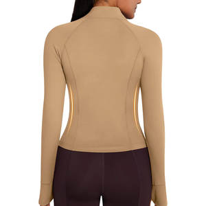 Premium Quality Custom Color Women's Fitness <b>Jacket</b> High-Collar Full-Zip Active Top New 2026 Trendy Design <b>Yoga</b> <b>Jacket</b> for Women - Product Image 2